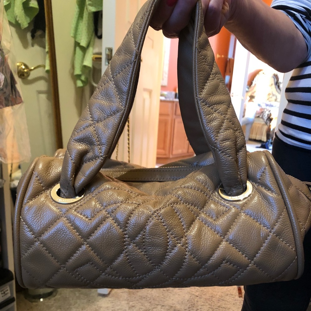 Chanel Bowler Bag.  Creme/tan color